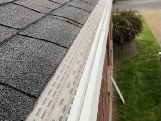 Gutter guards installed to display that they are worth it